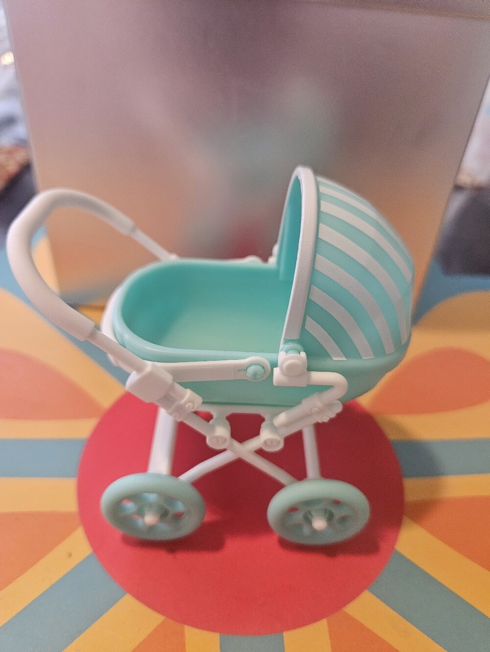 Zuru Mini Baby Doll with stroller and mint blanket. - Picture 4 of 7